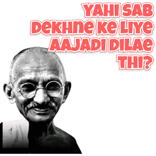Next level Gandhi ji