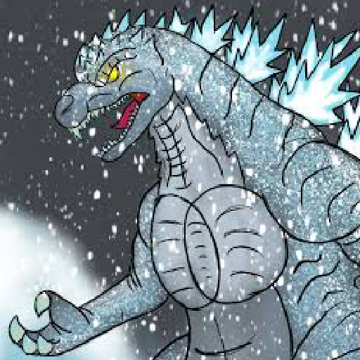 Snow Godzilla ❄️☃️