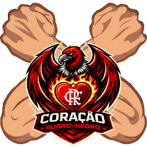 CORAÇÃO RUBRO-NEGRO❤️🖤 4