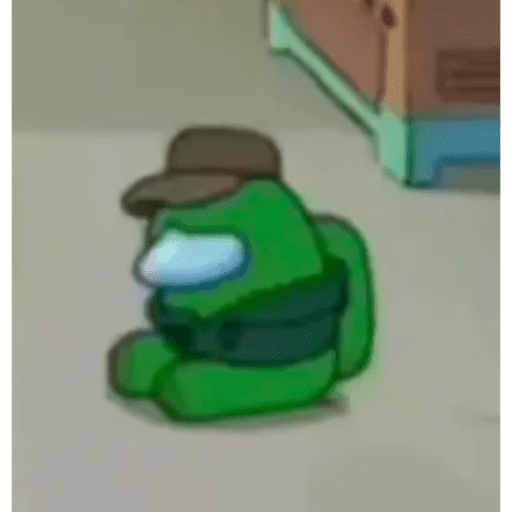 Stickers Amongus no meme