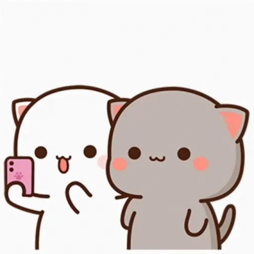 Peach Goma Cat Gif 16