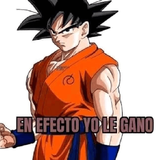 Goku le gana 5