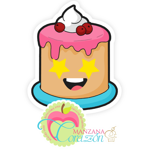 Manzana Corazon emojis