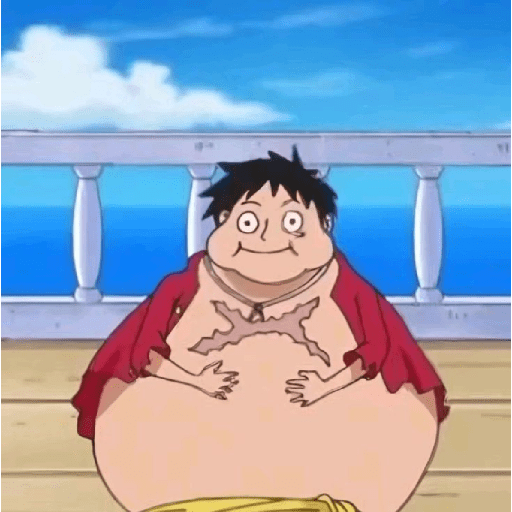 Luffy / @ive_stickers  2