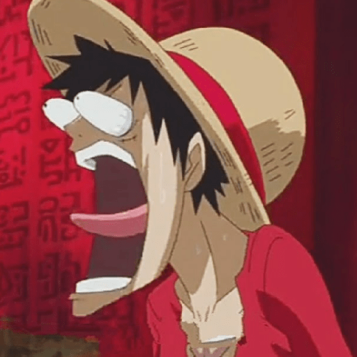 Luffy / @ive_stickers  6