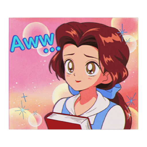 Disney Princesses Retro Cute 19