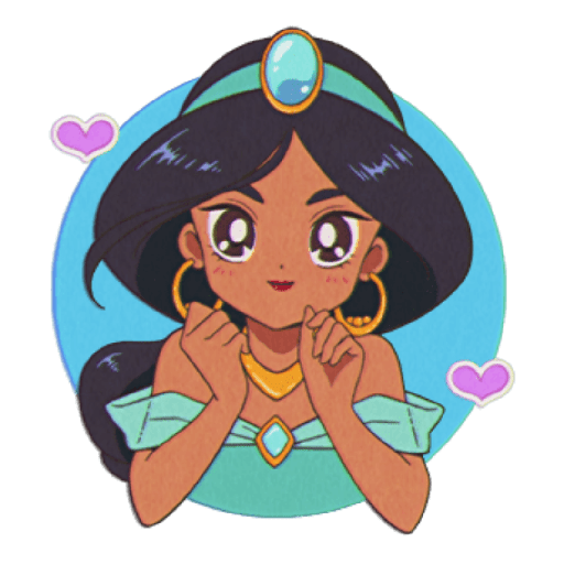 Disney Princesses Retro Cute 25