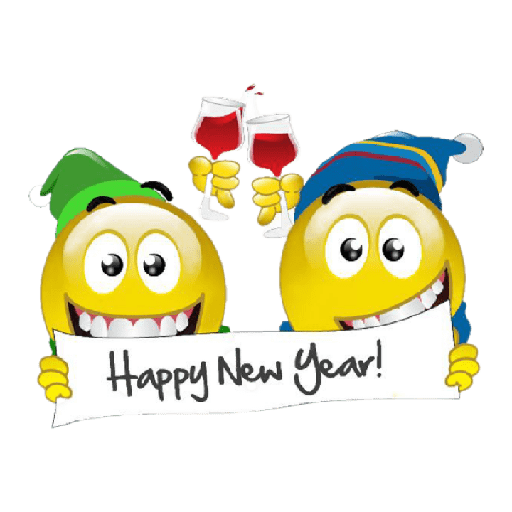 Año nuevo con emoji 🎉💥