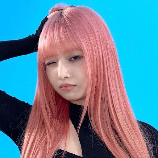 Rei pink hair 3
