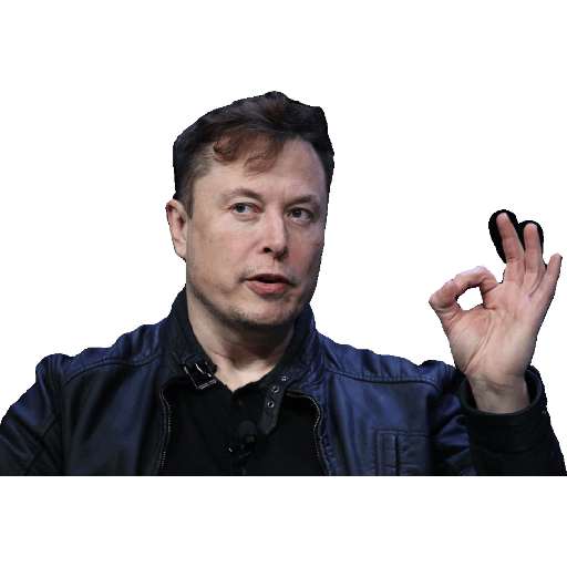 Elon Musk sticker