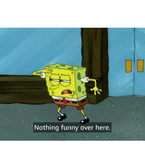 spongebob reaction
