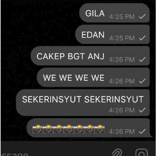 Stiker wa chat 12