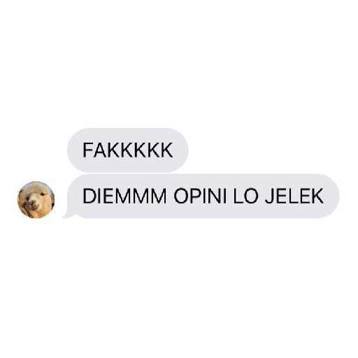 Stiker wa chat 16