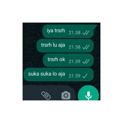 Stiker wa chat 29