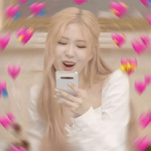 Rosé hearts ⭐ 6