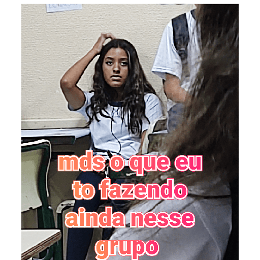 Figurinha da escola 6