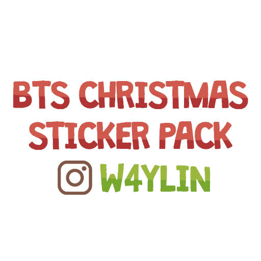 BTS Christmas Stickers