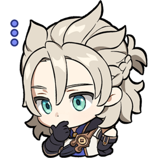 Albedo emotes 6