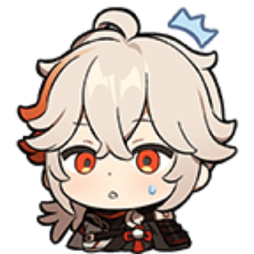 Kazuha emotes 4