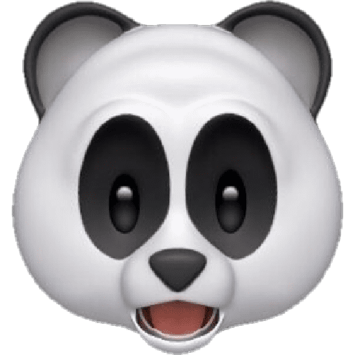 Emoji iPhone panda