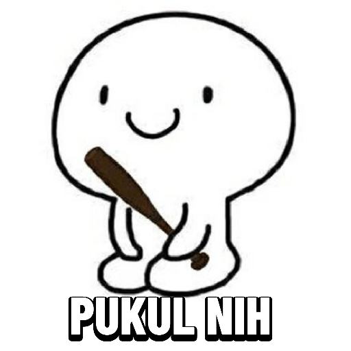 Stiker pentol  3