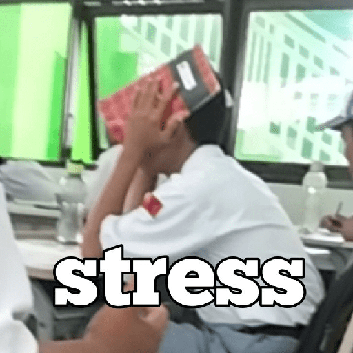 Meme setress tugas / belajar  1