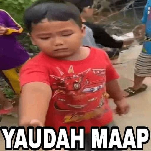 Maaf sorry