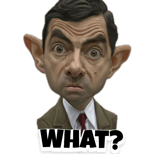 Mr.Bean sticker