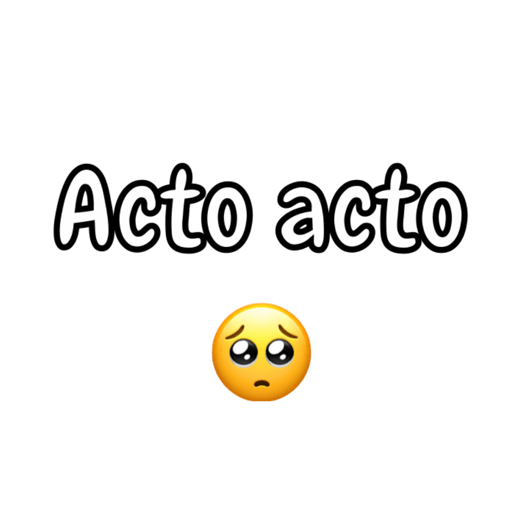 Acto acto pide contacto
