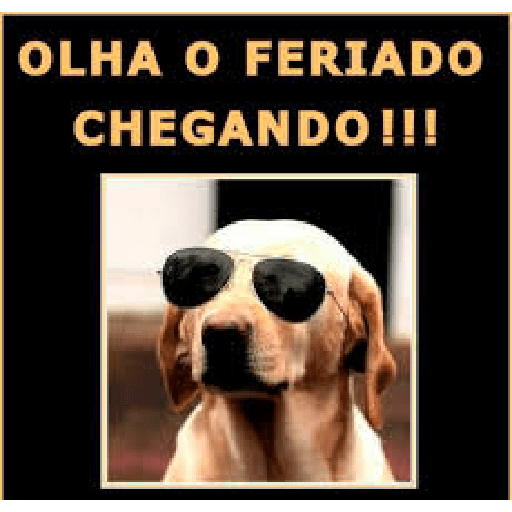 Cheiro de feriado no ar 🤩
