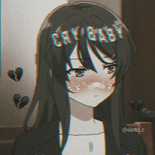 Sad Anime girl pfp 13