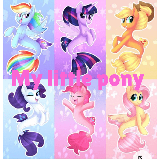 My little pony putri duyung