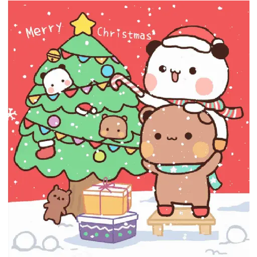 BubuDudu panda edisi Natal 🌲