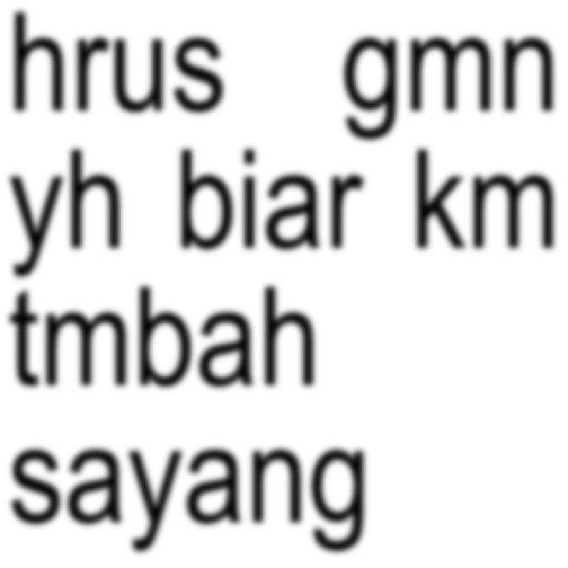 Anomali text BUCIN 7