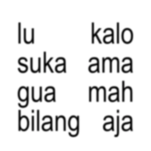 Anomali text BUCIN 8
