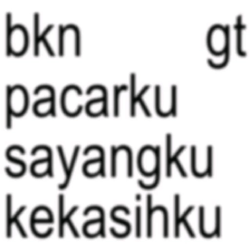 Anomali text BUCIN 14