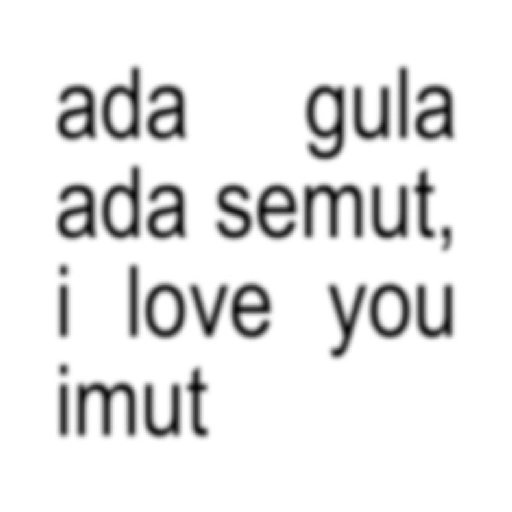 Anomali text BUCIN 15