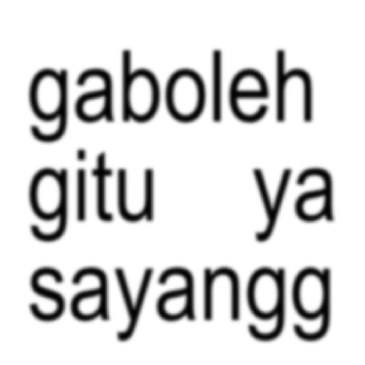 Anomali text BUCIN 16