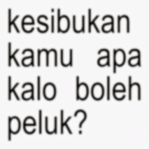 Anomali text BUCIN 20