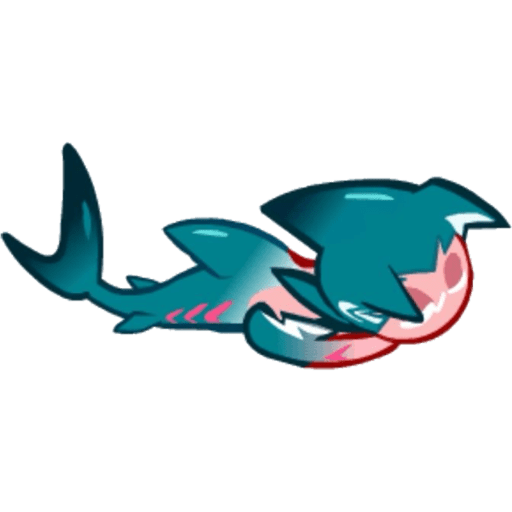 Sorbet shark cookie <3