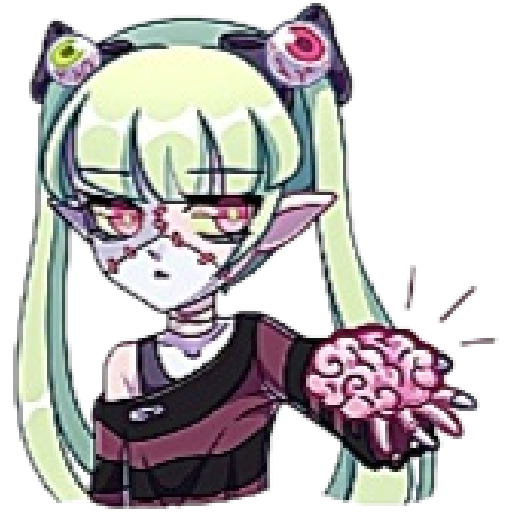 （ゾンビ）彼女は一口を取っても構わない。 あなたの対話:♪  1
