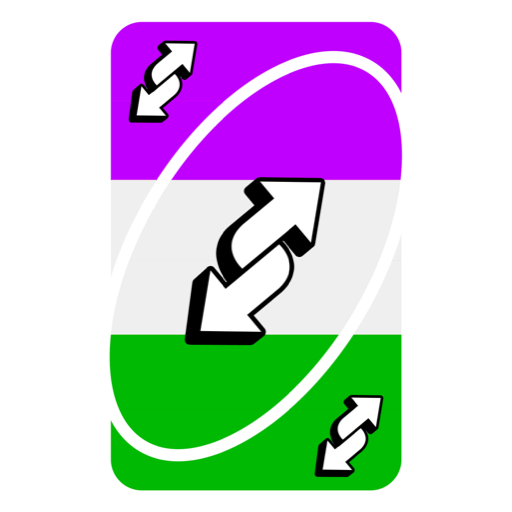 More LGBTQ+ Uno Reverse Card 13
