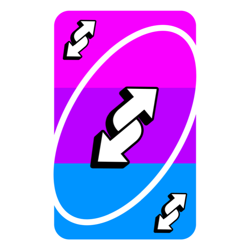 More LGBTQ+ Uno Reverse Card 5