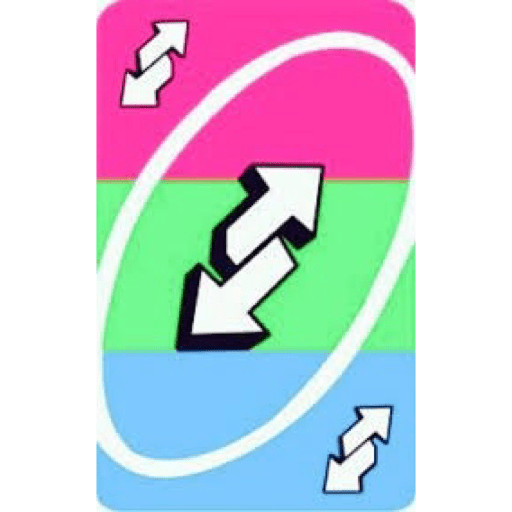 More LGBTQ+ Uno Reverse Card 15