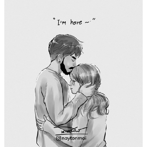 The black and white couple 12