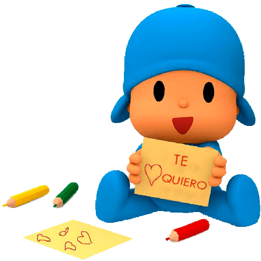 Pocoyo con letrero 1