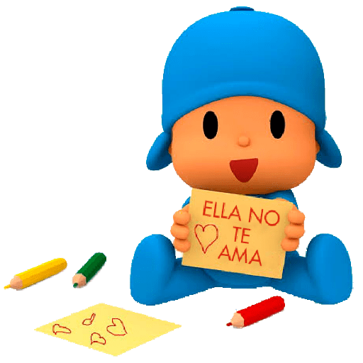 Pocoyo con letrero 4