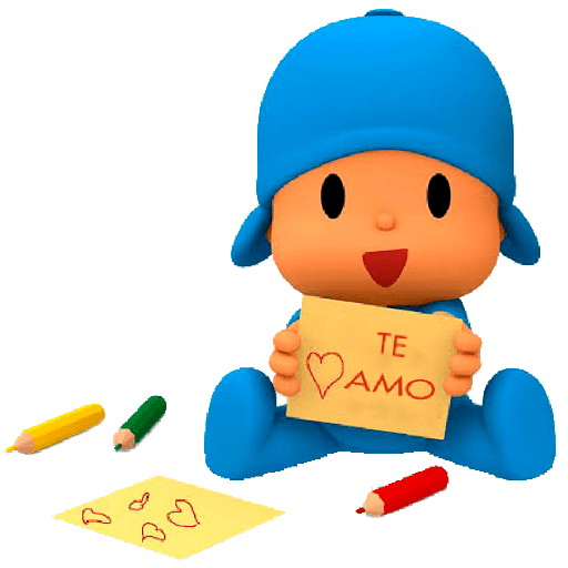 Pocoyo con letrero 2
