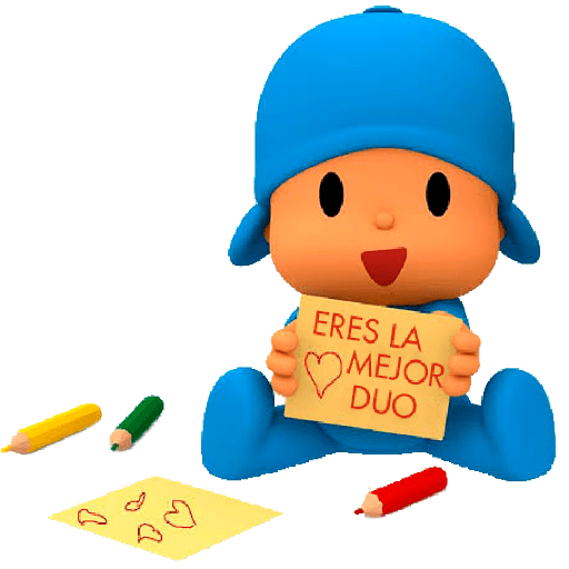 Pocoyo con letrero 5