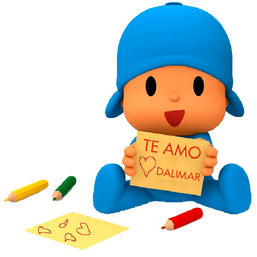 Pocoyo con letrero 3